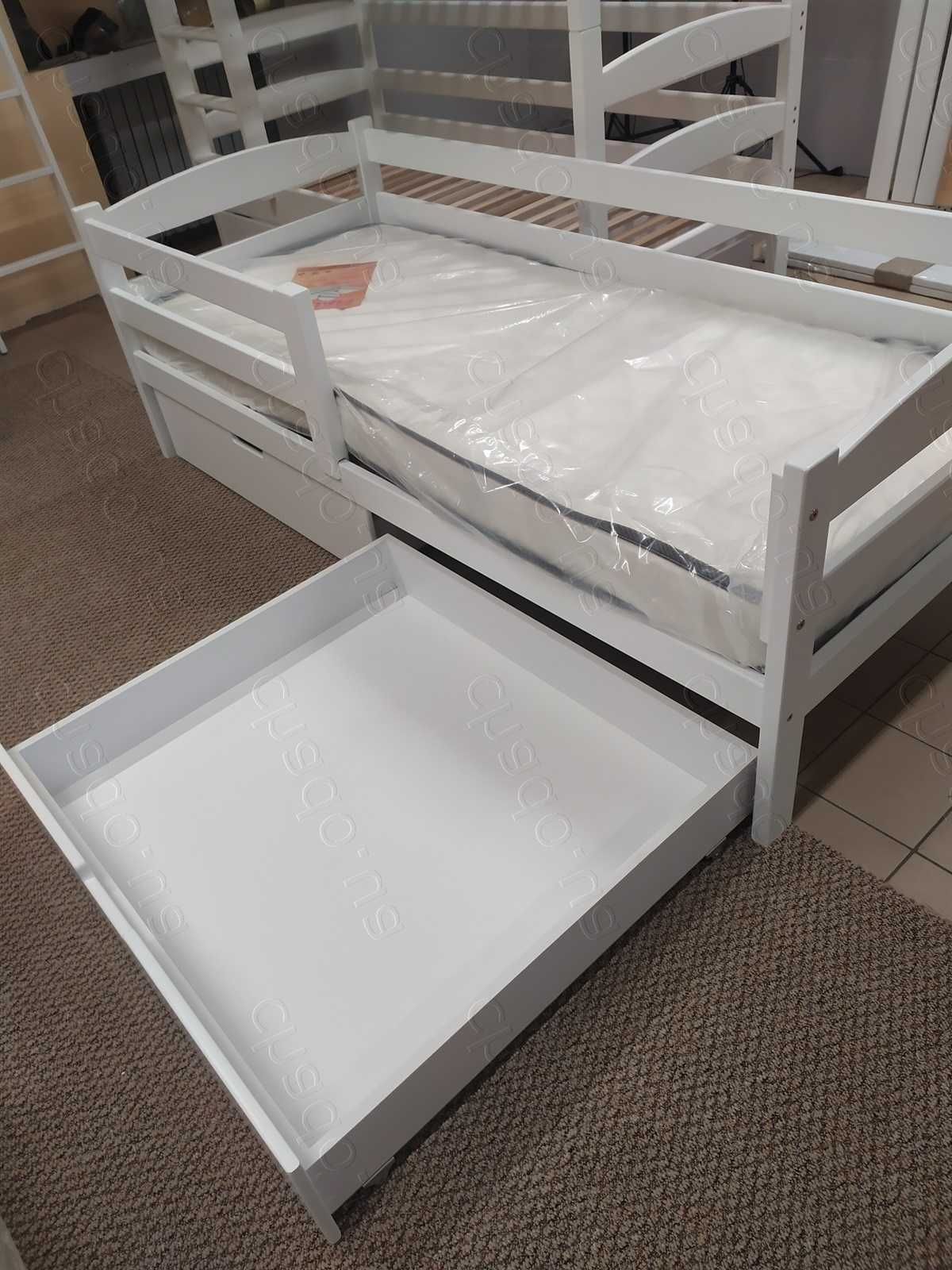Дитяче Ліжко з дерева БУК | Кровать для ребенка ! Кроватка с бортиком!