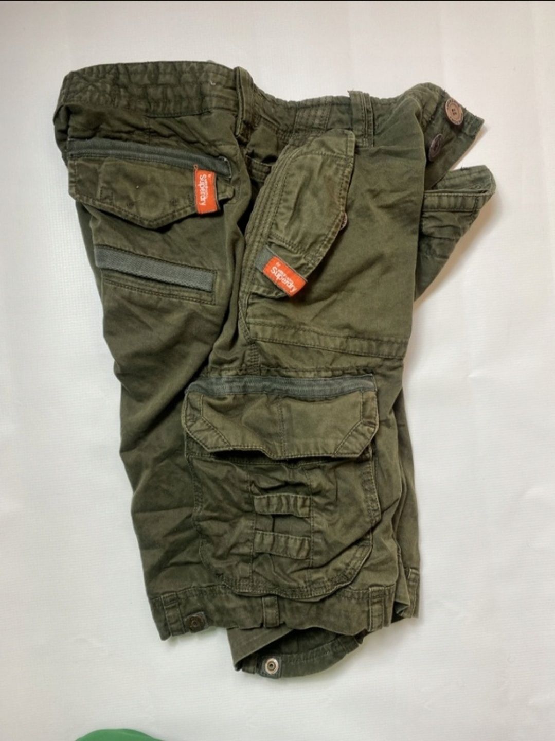 Spodenki camo moro bojówki Superdry roz M