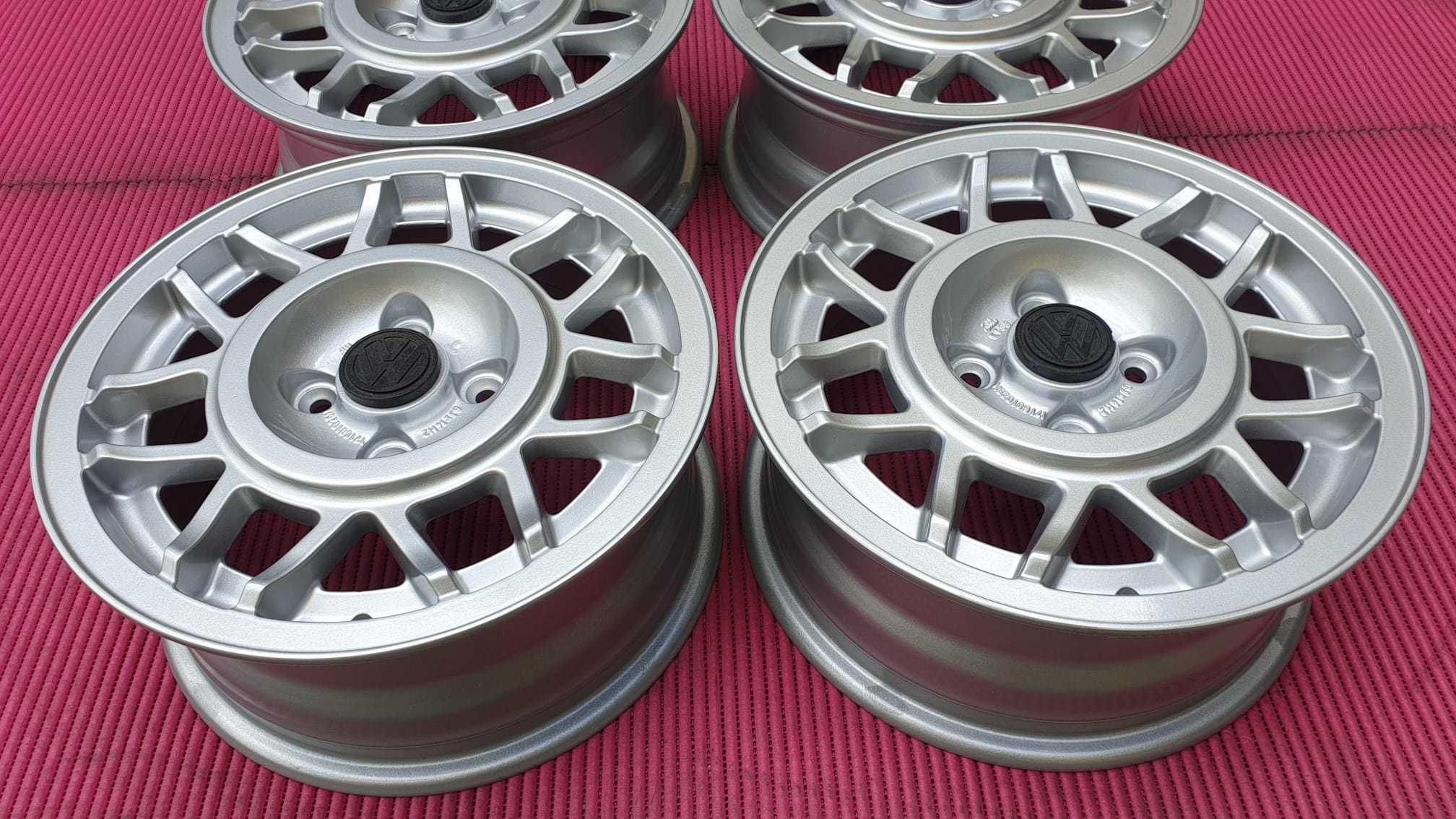 3493 - Jantes 14 4x100 Originais VW Golf MK1 Cabrio Karmann