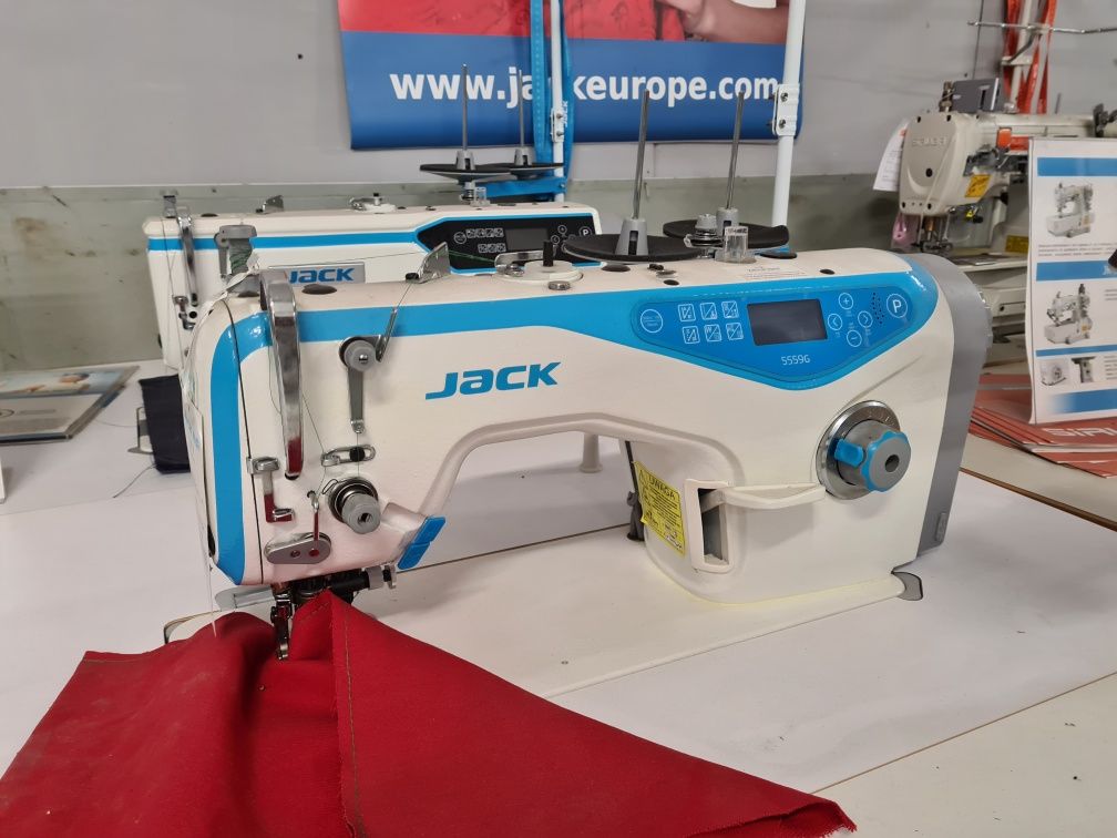 Jack Jk-5559G Stębnówka automat z odkrawaczem / Juki / Siruba