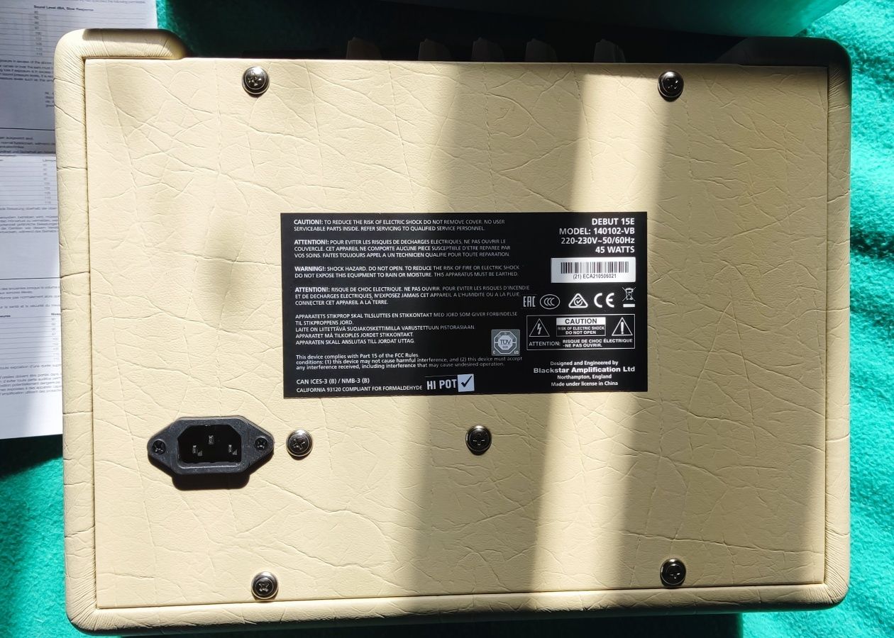 Combo Blackstar Debut 15E Amp Guitarra Eléctrica Como Novo!