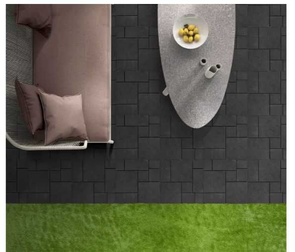 Podest tarasowy płytka tarasowa ciemna 30x30 beton kostka