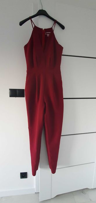 Kombinezon jednoczęściowy bordowy