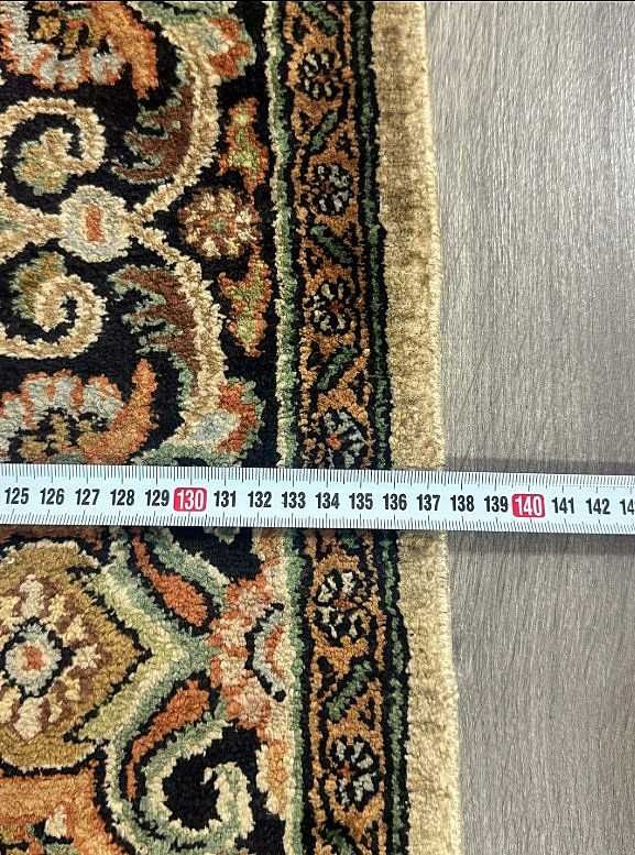 Tapete oriental PERSA de CAXEMIRA c/ 212cmx137 cm, SEDA s/LÃ CAXEMIRA
