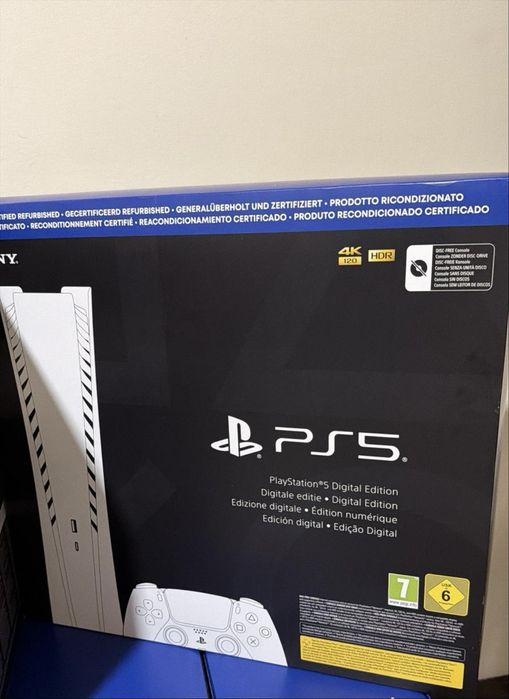 Ps5 digital, disco recondicionados, novos e lacrados.
