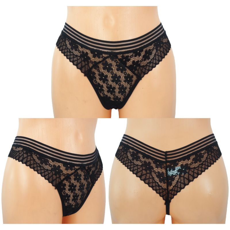 4 x  stringi damskie mix kolorów xl