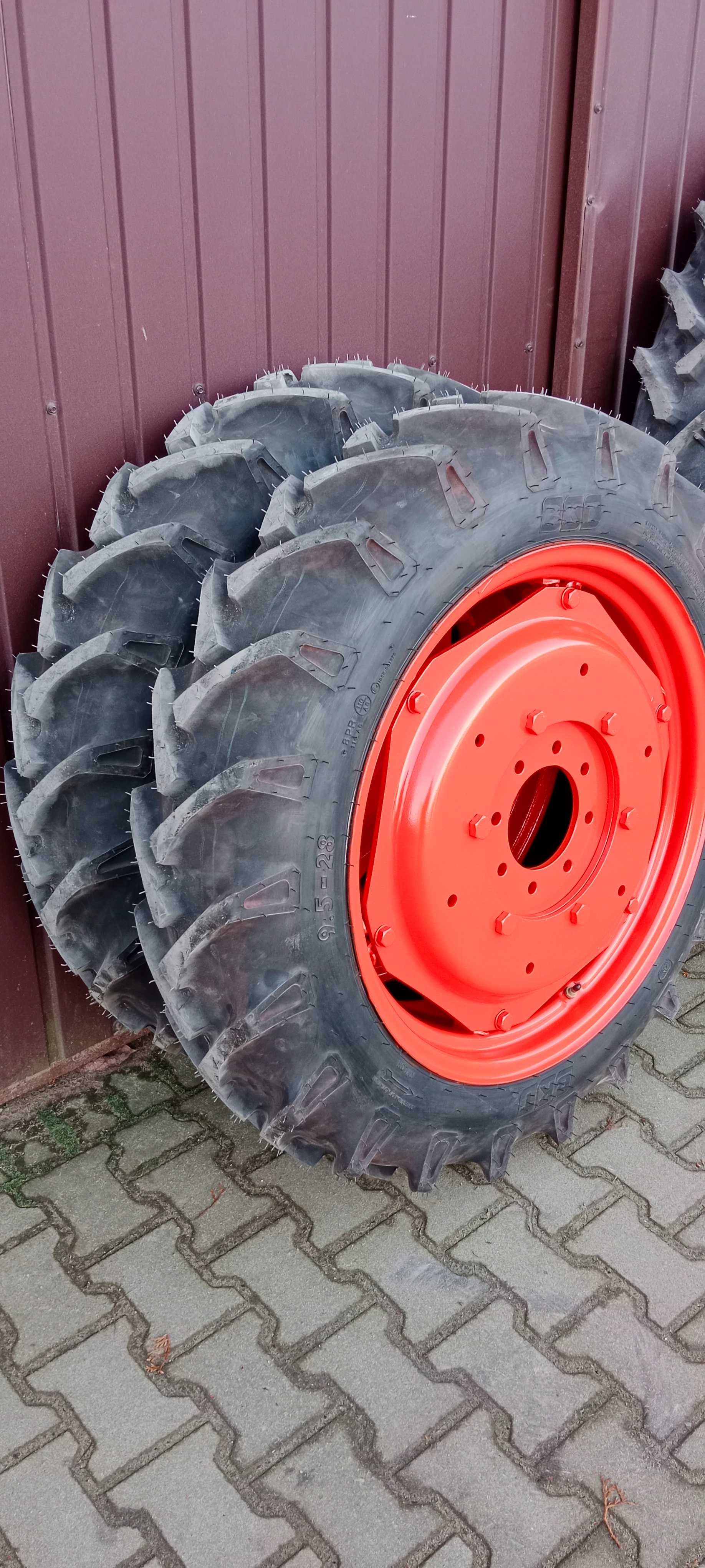Koła wąskie do międzyrzędzi 9,5 R28 i 11,2 R42 do KUBOTA
