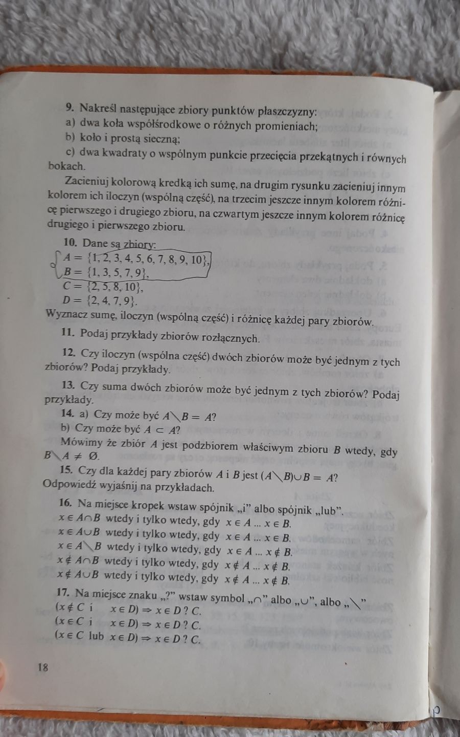 Książka "Algebra" matematyka funkcje równania nierówności liczby