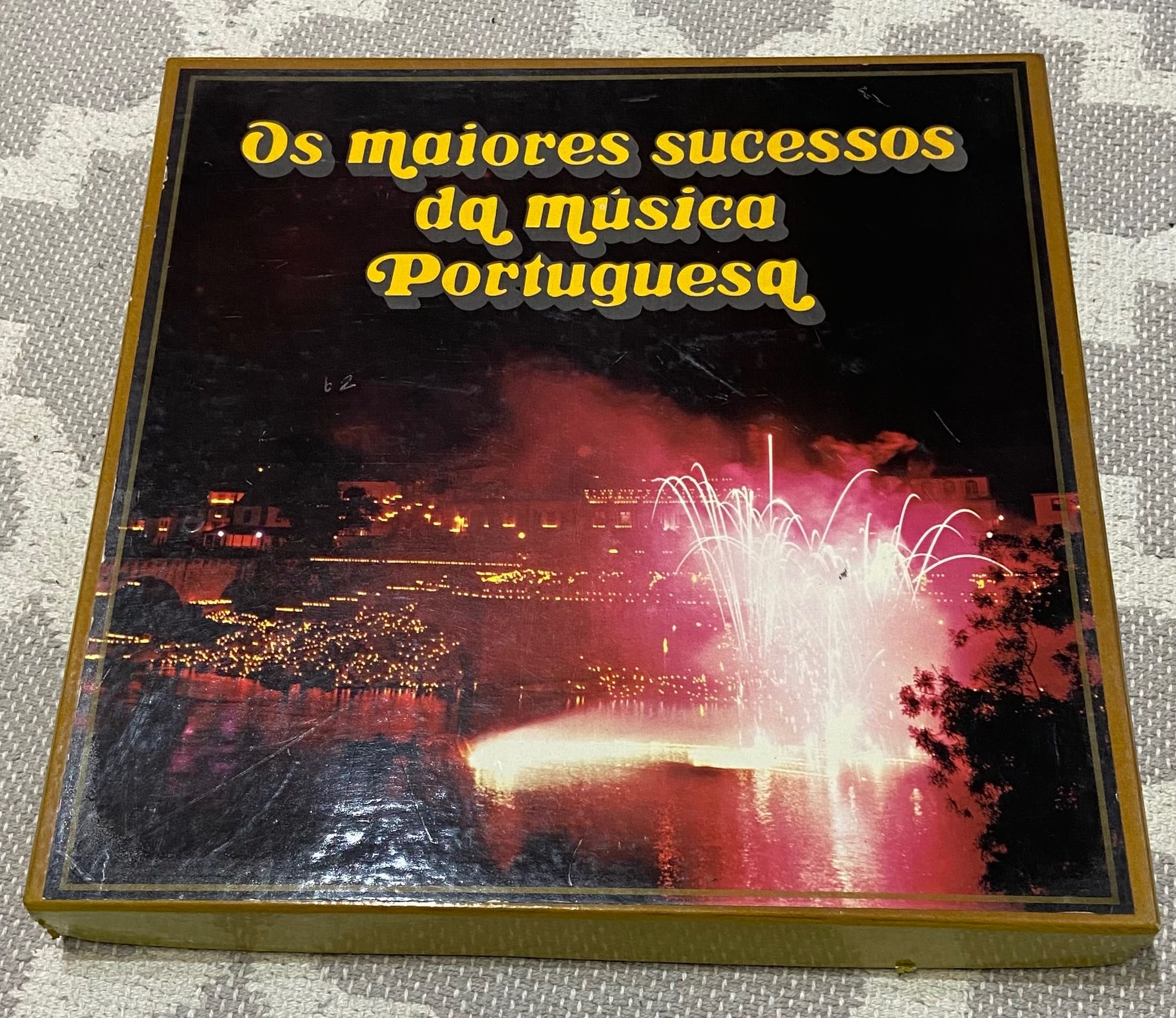 Coleção de discos vinis “Os maiores sucessos da música portuguesa”