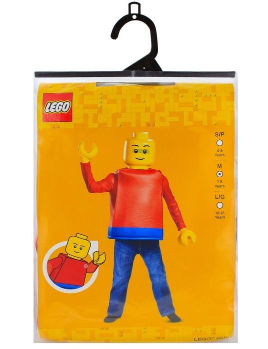 Ludzik LEGO Strój kostium przebranie 128 bal karnawałowy (licencja)
