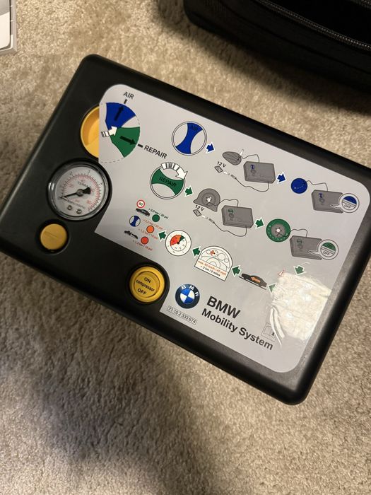 Kompresor z mleczkiem uszczelniającym