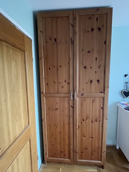 Szafa Ikea Leksvik, drewno sosnowe