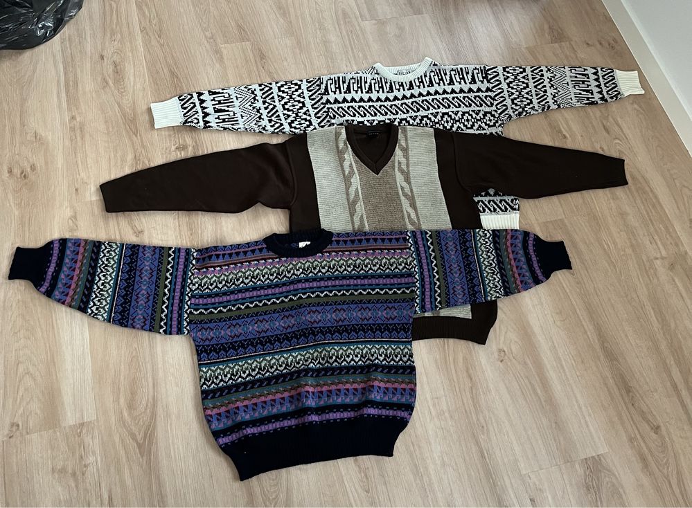 Sweter vintage x 3 rozmiar M