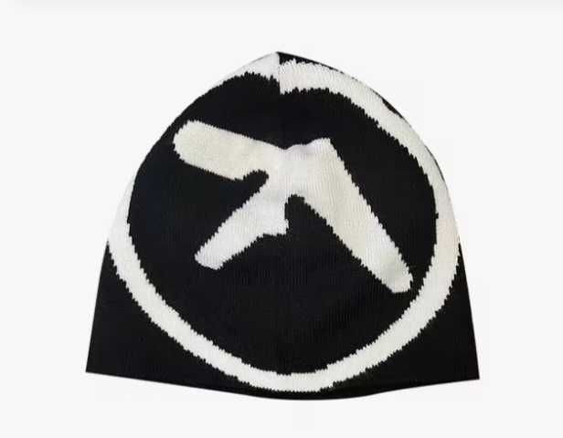 Шапка Aphex Twin. Унісекс, чорна шапка