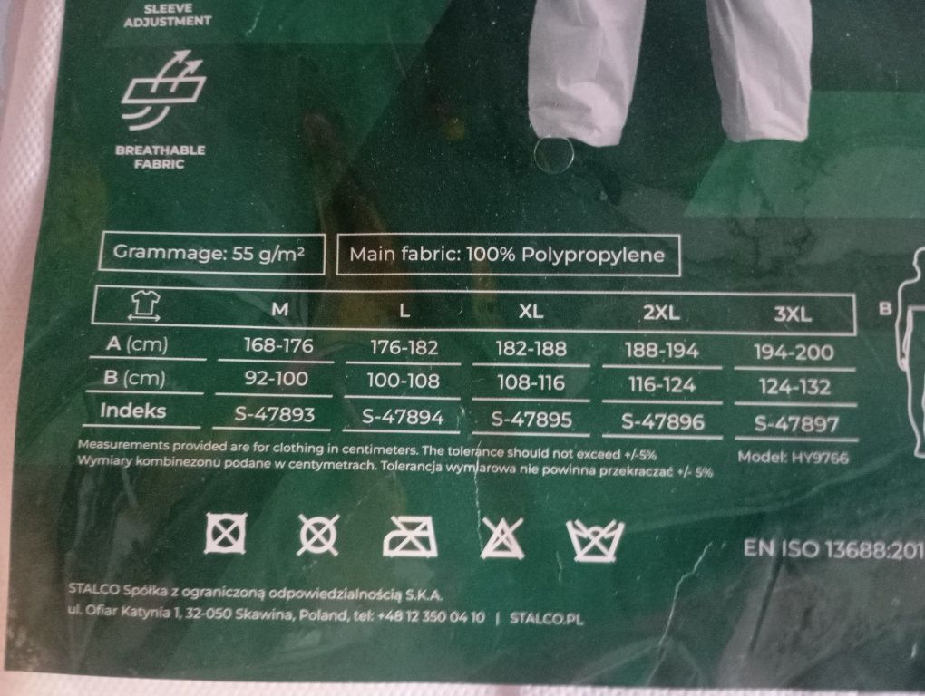 Kombinezon ochronny do malowania i innych prac XXl Nowy