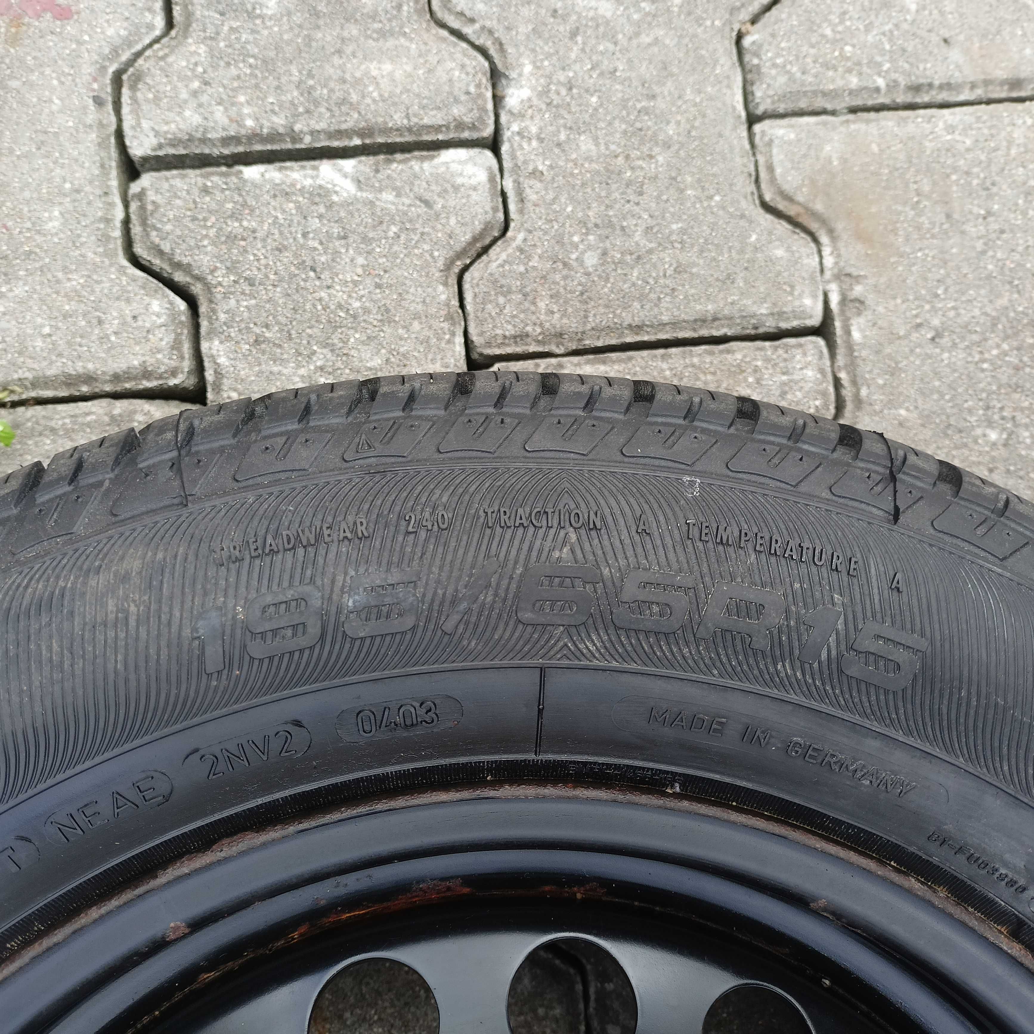 zapas koło zapasowe VW AUDI SEAT SKODA R 15  5 x 112 GOODYEAR NCT 5