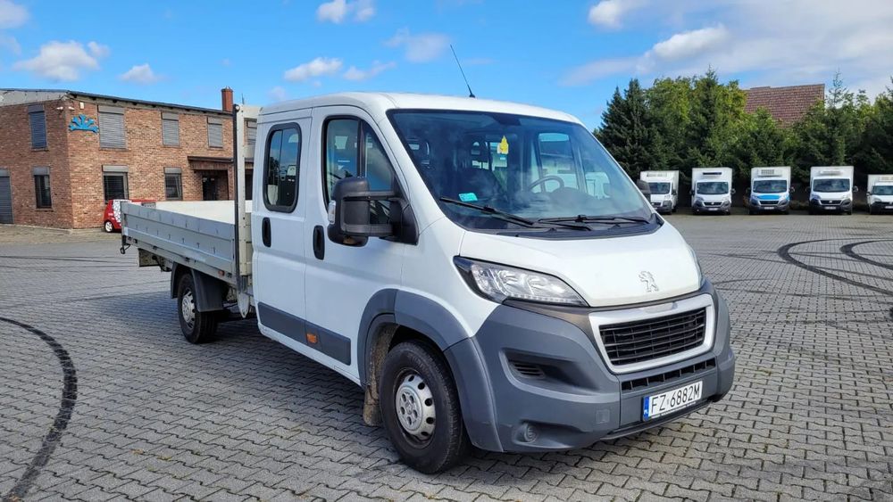 Peugeot Boxer  2,0 163KM Klimatyzacja 7 miejsc doka budowlanka skrzynia