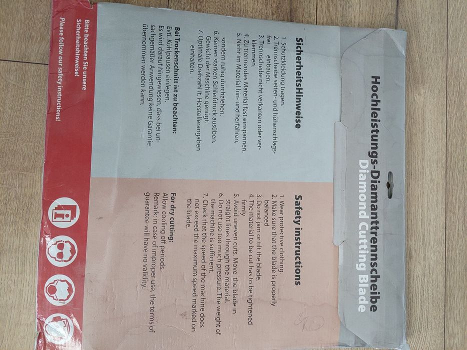 Diamentowa Tarcza tnąca 400 mm