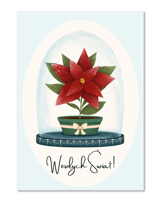 Kartka świąteczna, kartka okolicznościowa - gwiazda betlejemska