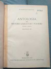 "Antologia do historii literatury polskiej 1918 - 1955" Matuszewski