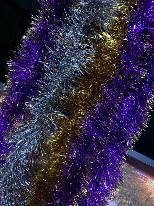 Новогодний дождик мишура разные