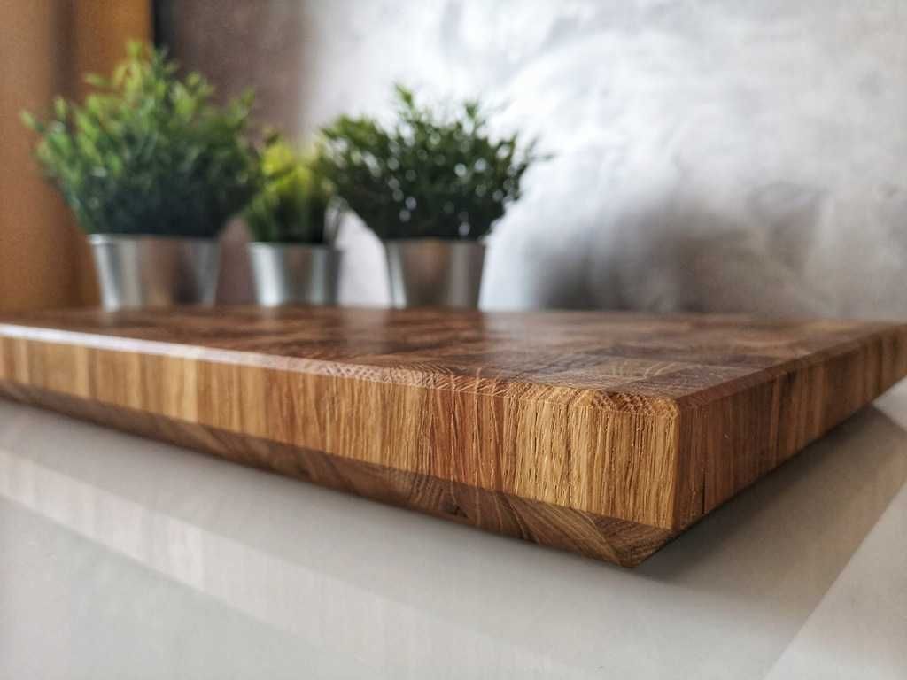 Deska do krojenia dębowa END-GRAIN 40 x 25
