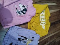 Bluzy3szt.134-140roz dziewczęce