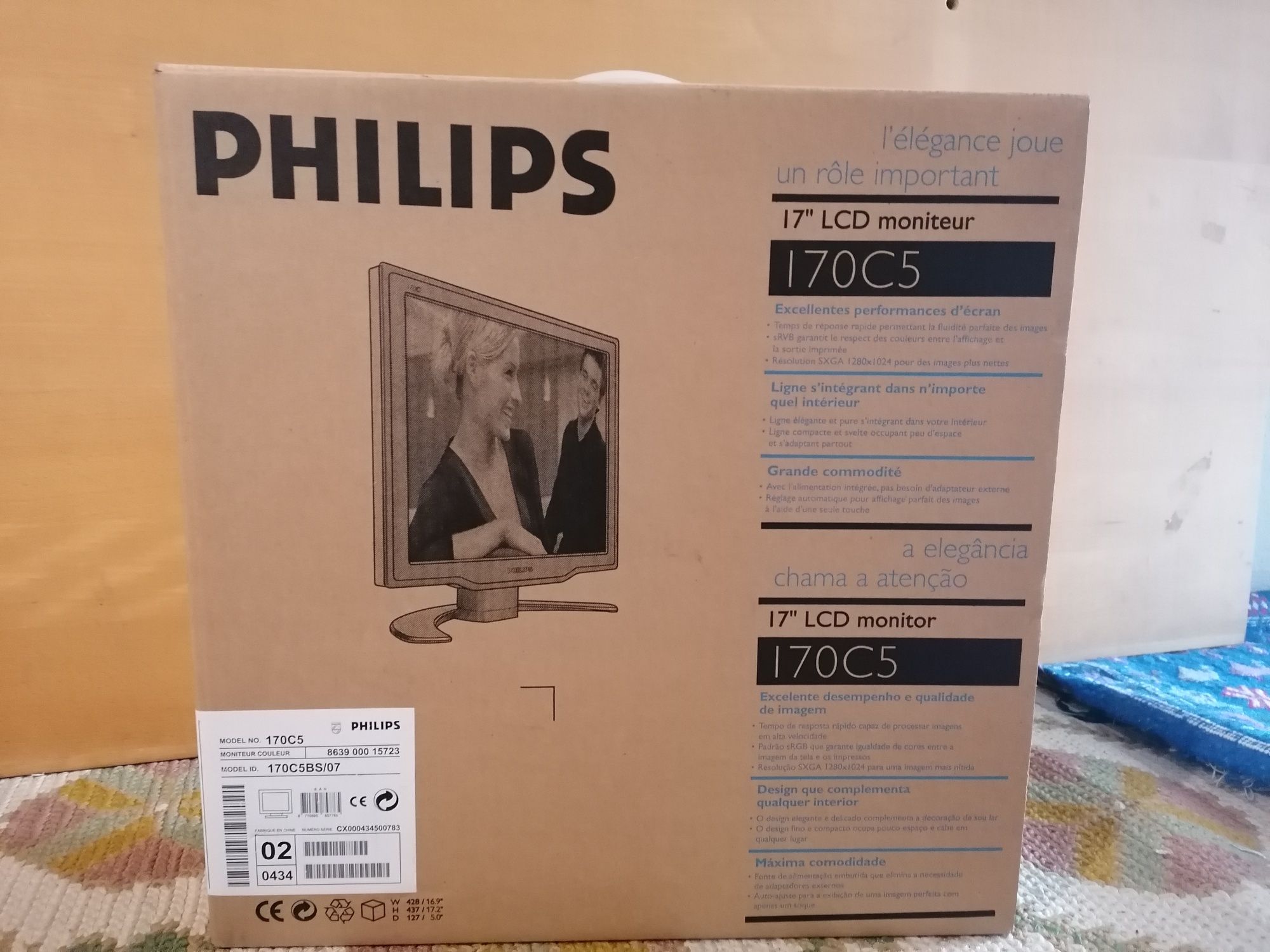 Monitor LCD 17" Philips