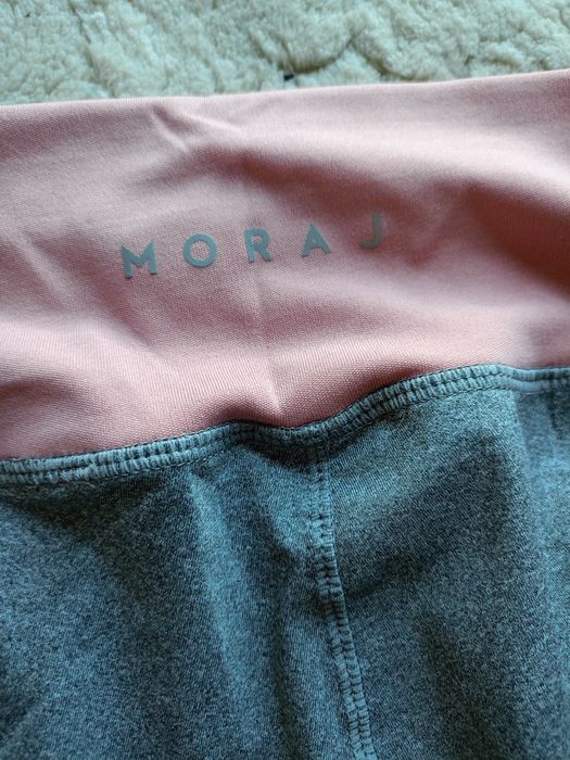 Nowe z metką Legginsy damskie sportowe długie w paski r. S/m