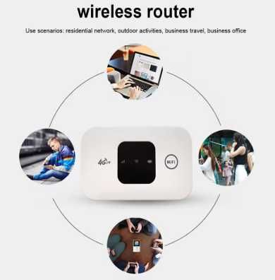 4G LTE Роутер WiFi з SIM батарея 2100 мАг до 150 Мбіт/с бездротовий