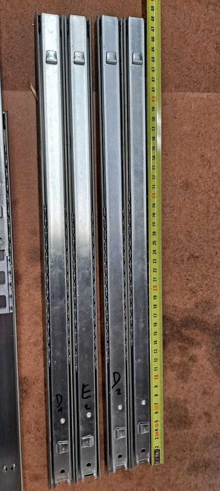 Corrediças blocos de gavetas