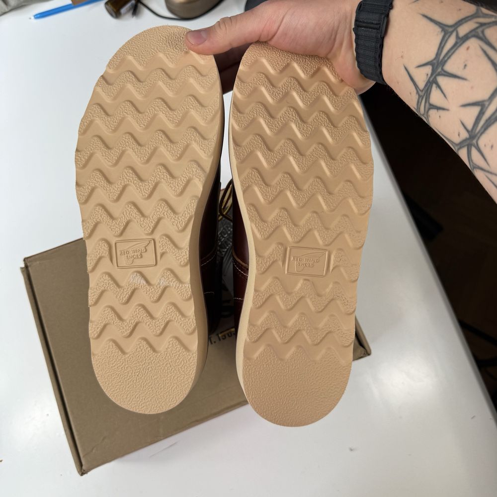 Шкіряні ботинки черевики red wing moc toe 8875 ботинки кожаные 43 р