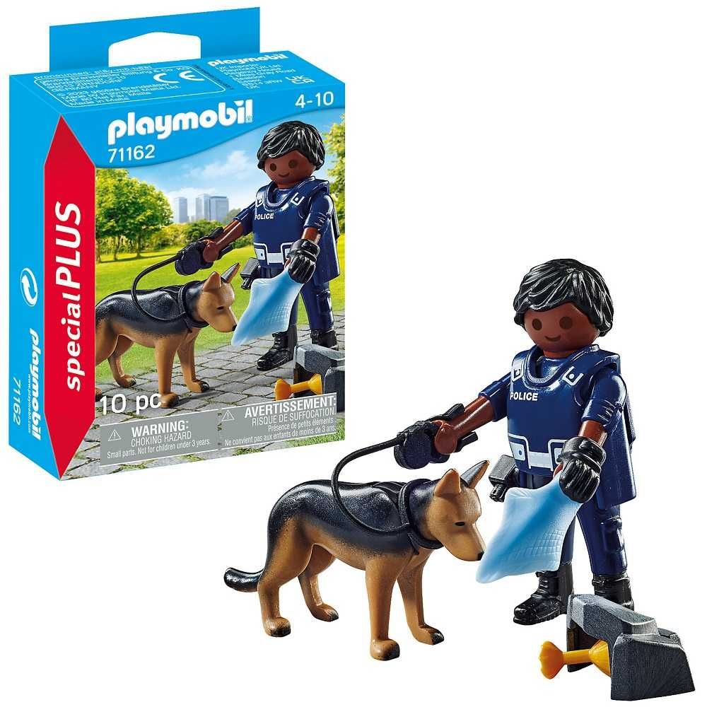 Playmobil Special Plus 71162 Policjant z psem tropiącym