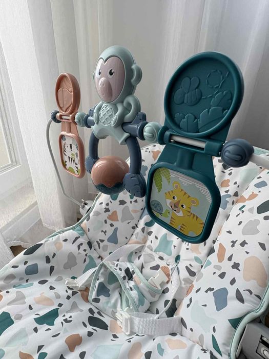 Fisher Price Leżaczek Bujaczek dla niemowląt  pastelowy GWD38