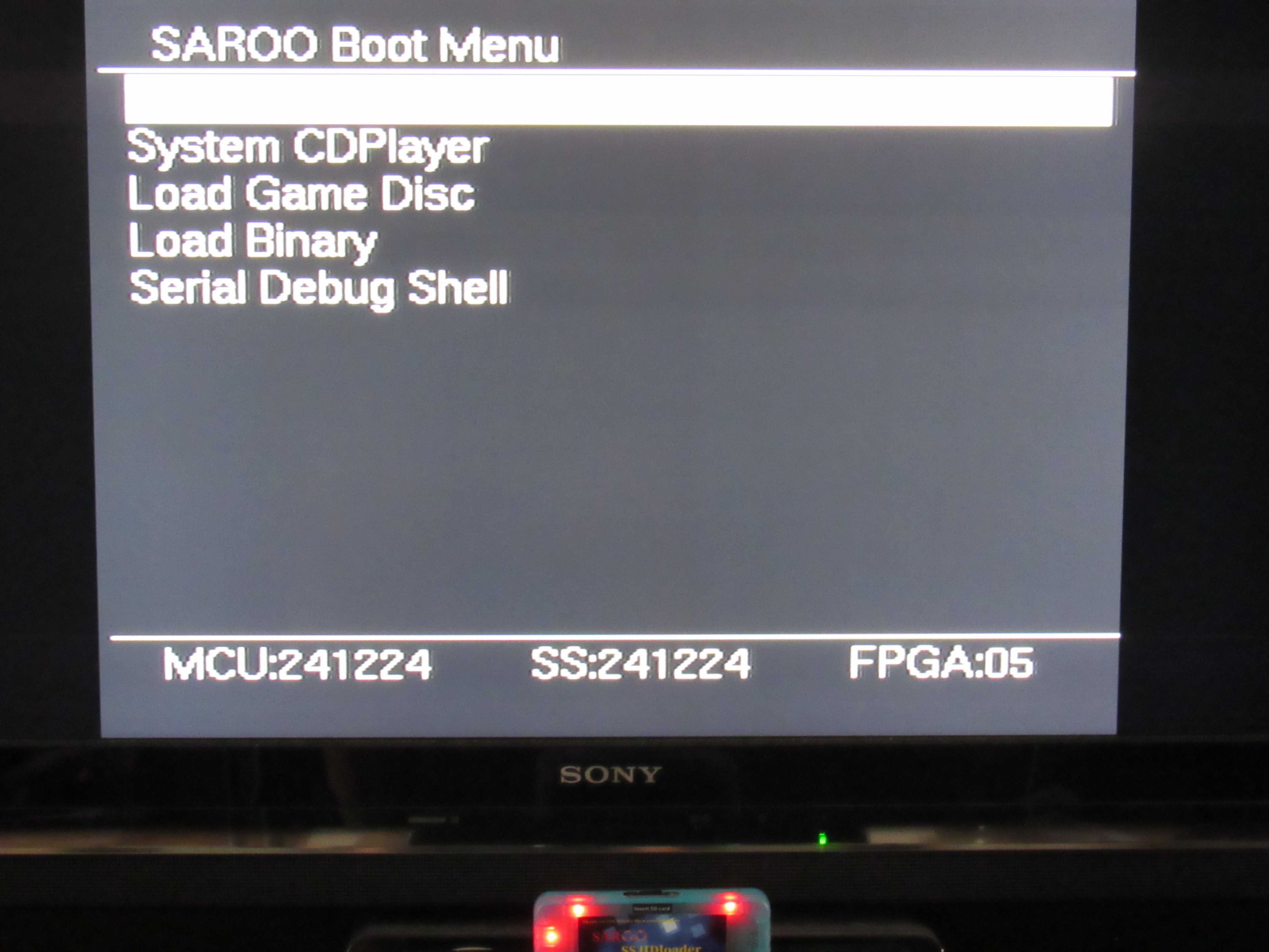 Cartucho Saroo para Sega Saturn como novo