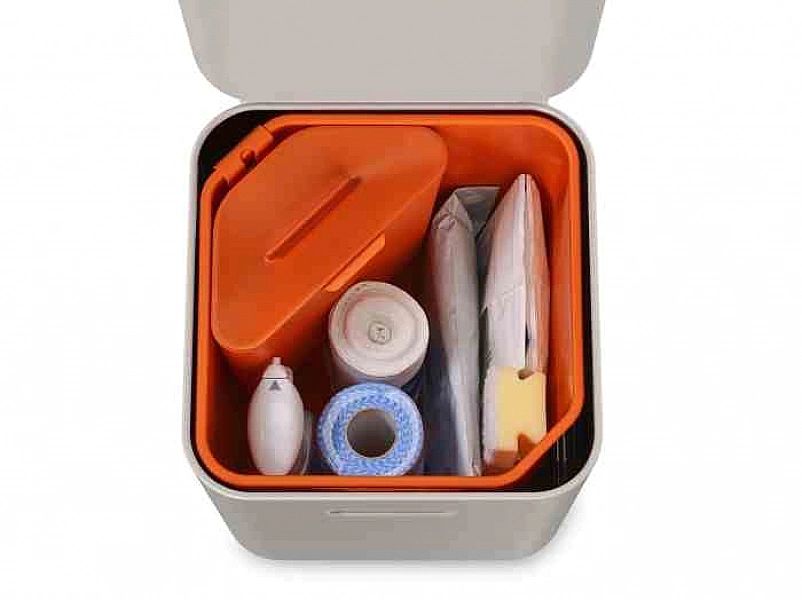 Kosz do segregacji 40l Totem Compact, szary / Joseph Joseph
