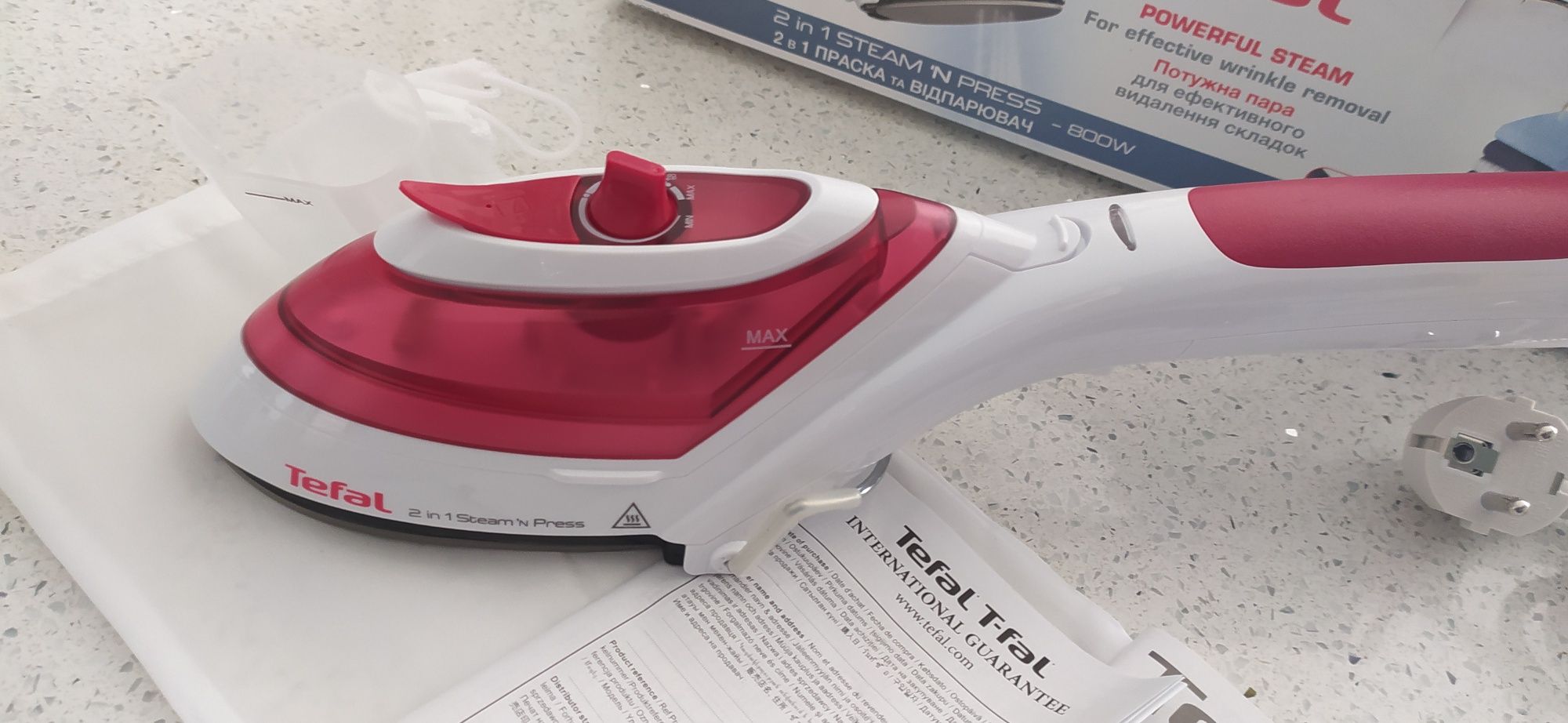 Ferro vapor vertical Tefal