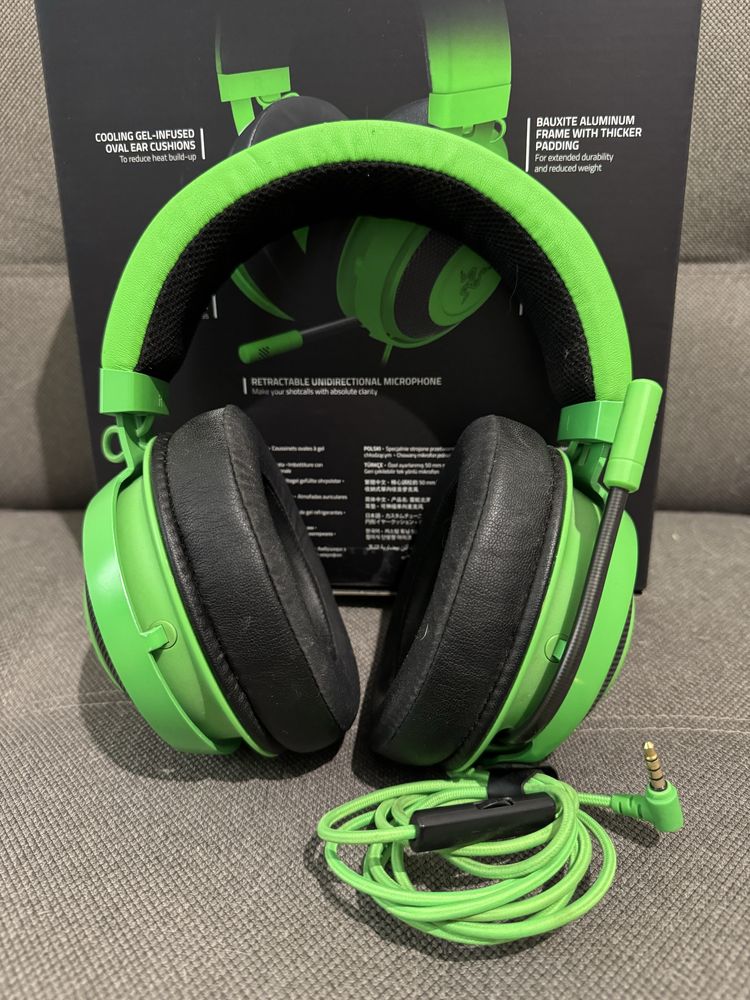 навушники Razer Kraken green