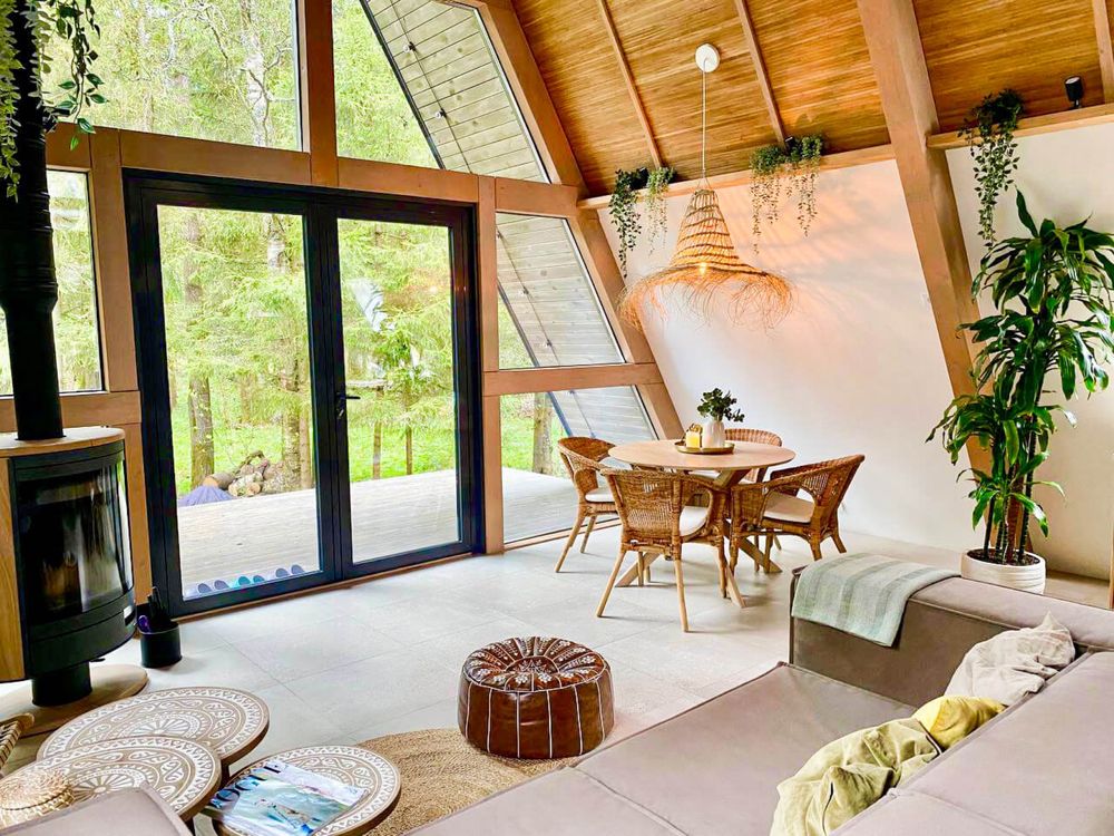 Строительство домов в стиле A-Frame.