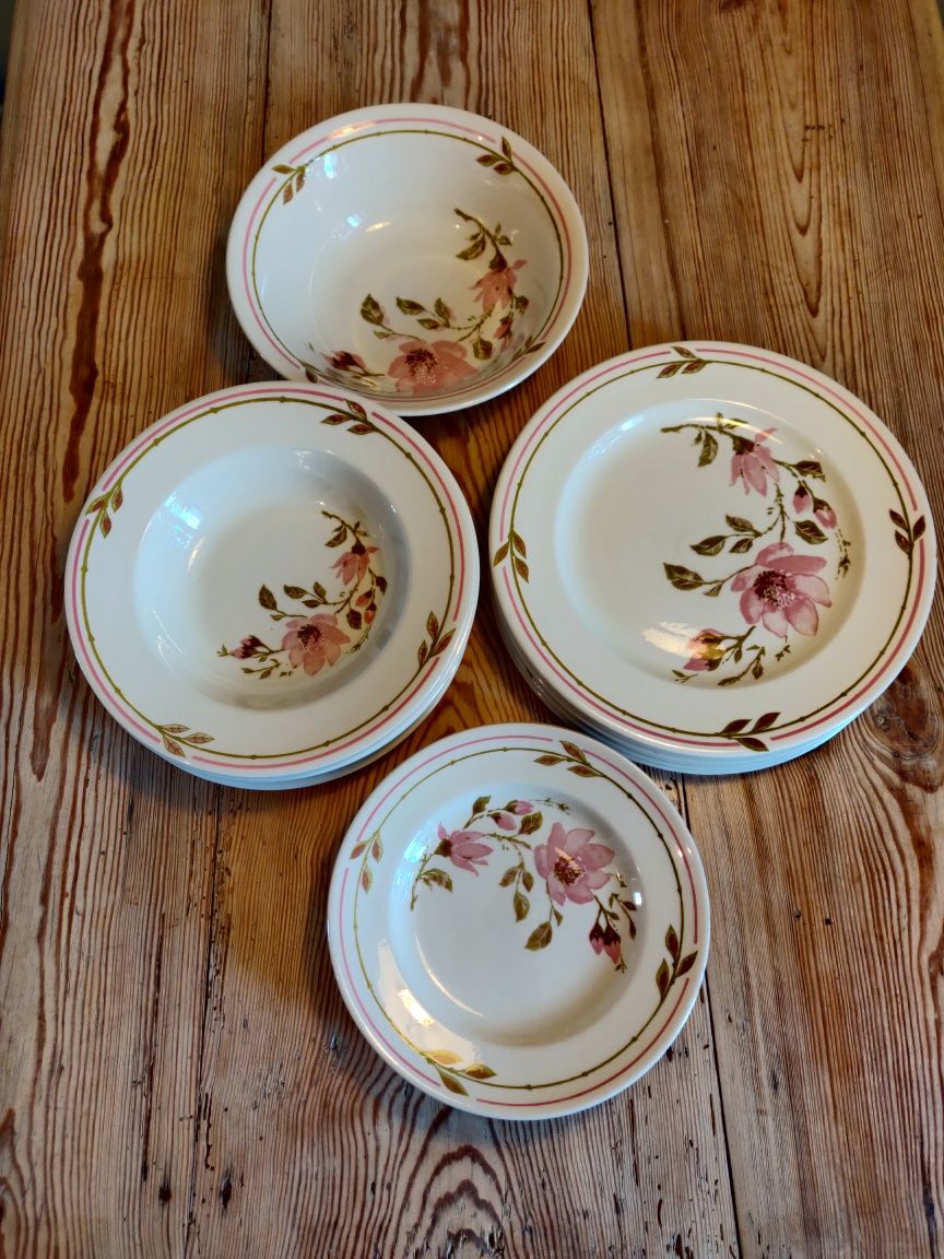 Zestaw obiadowy vintage EIT England