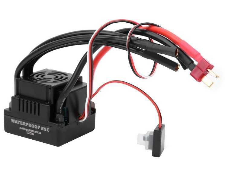 ESC Regulator Bezszczotkowy Wodoodporny do RC 120A 2S-4S Lipo DeanT