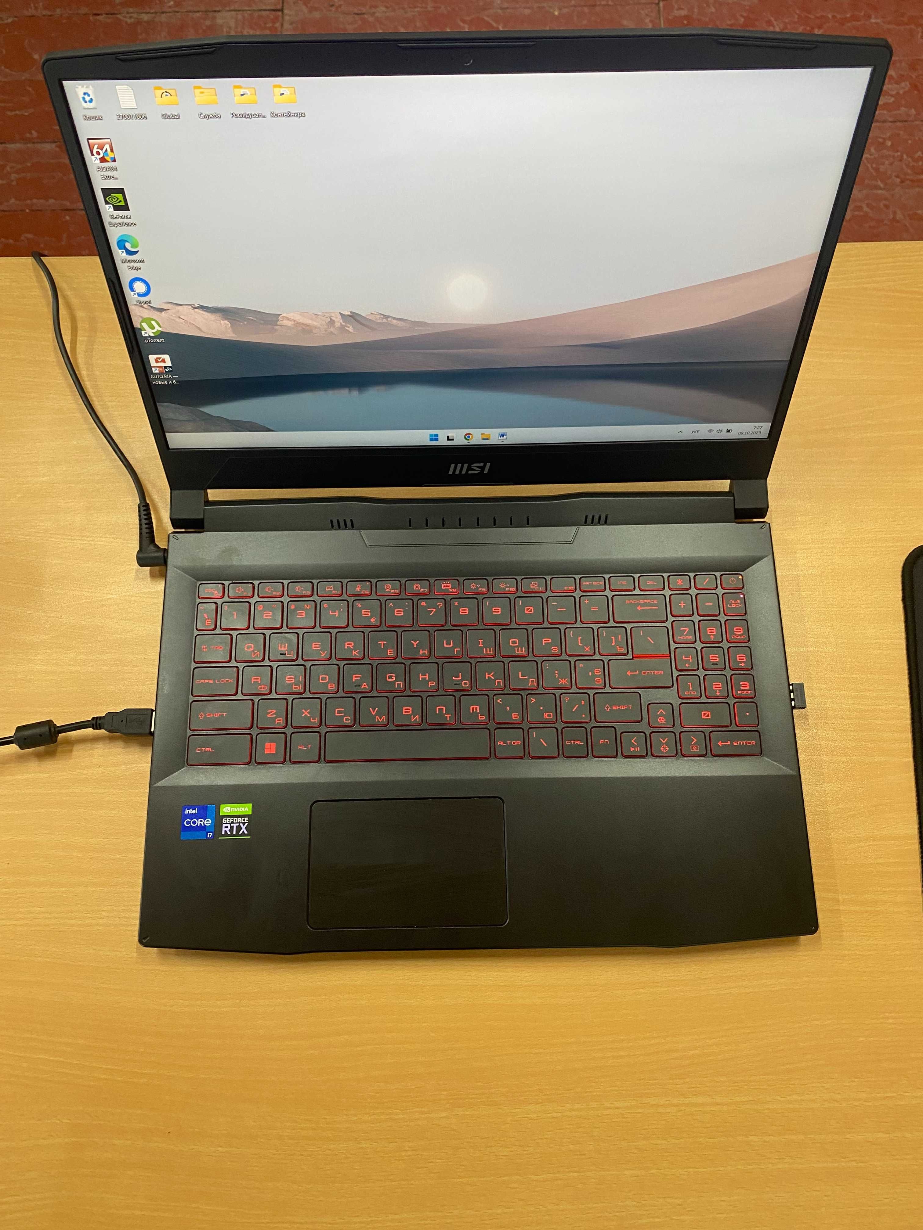 ноутбук MSI Katana GF66 RTX 3060 Laptop