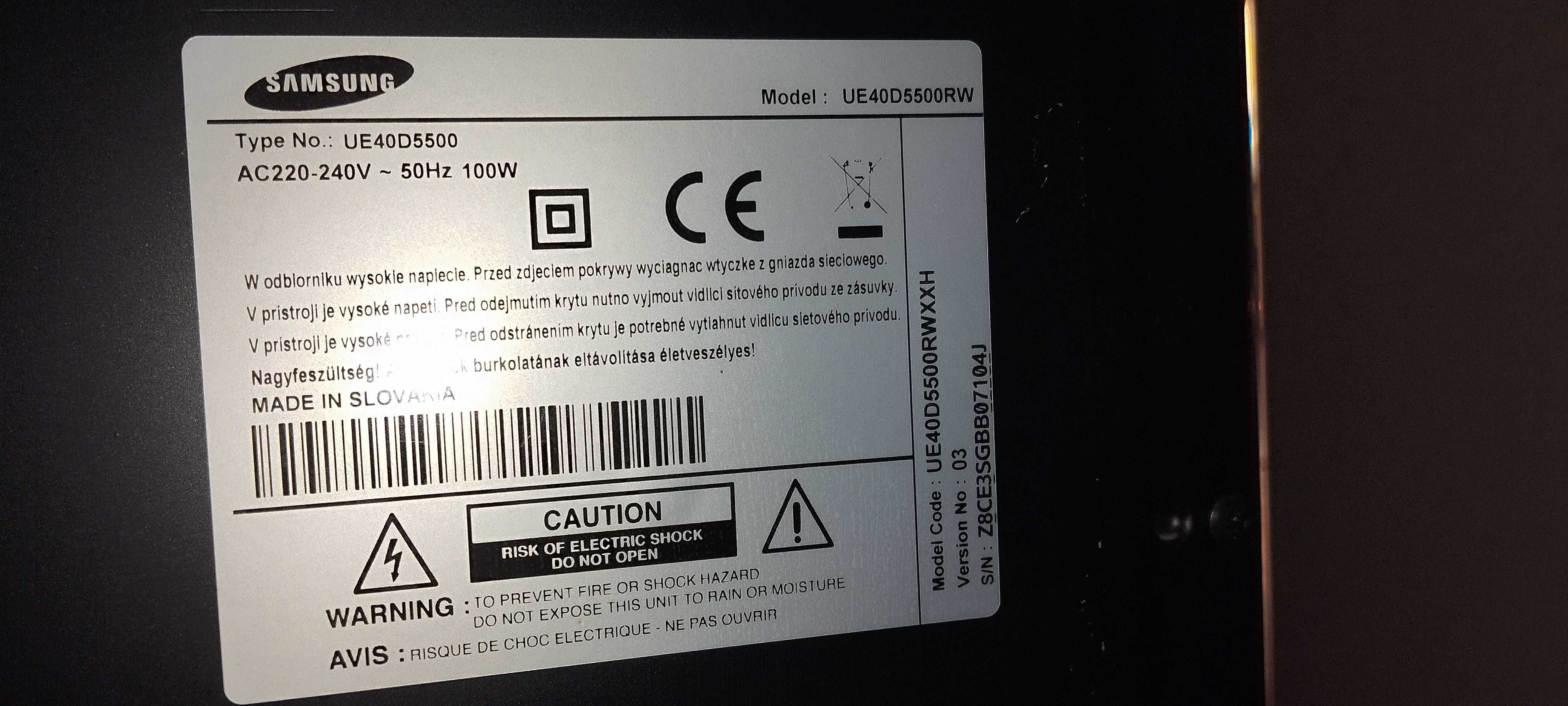 Teleizor  LG- Samsung z usterką