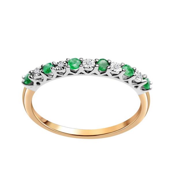 Złoty pierścionek Staviori z diamentem