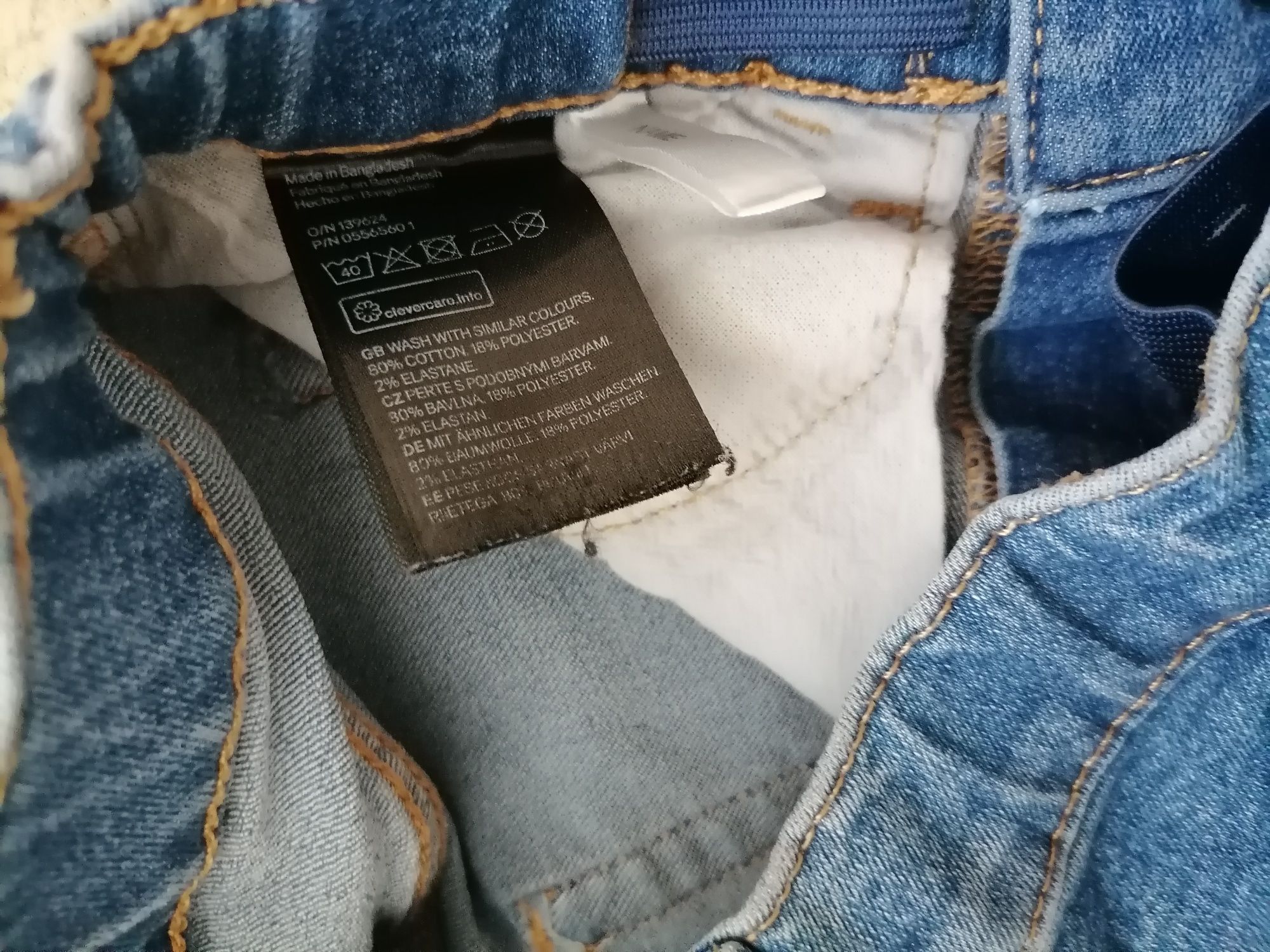 Spodnie jeansy H&M r. 122