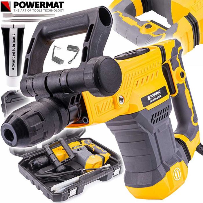 POWERMAT Młot Wyburzeniowy Udarowy Do Kucia 18j SdsMax 2900W PM0833