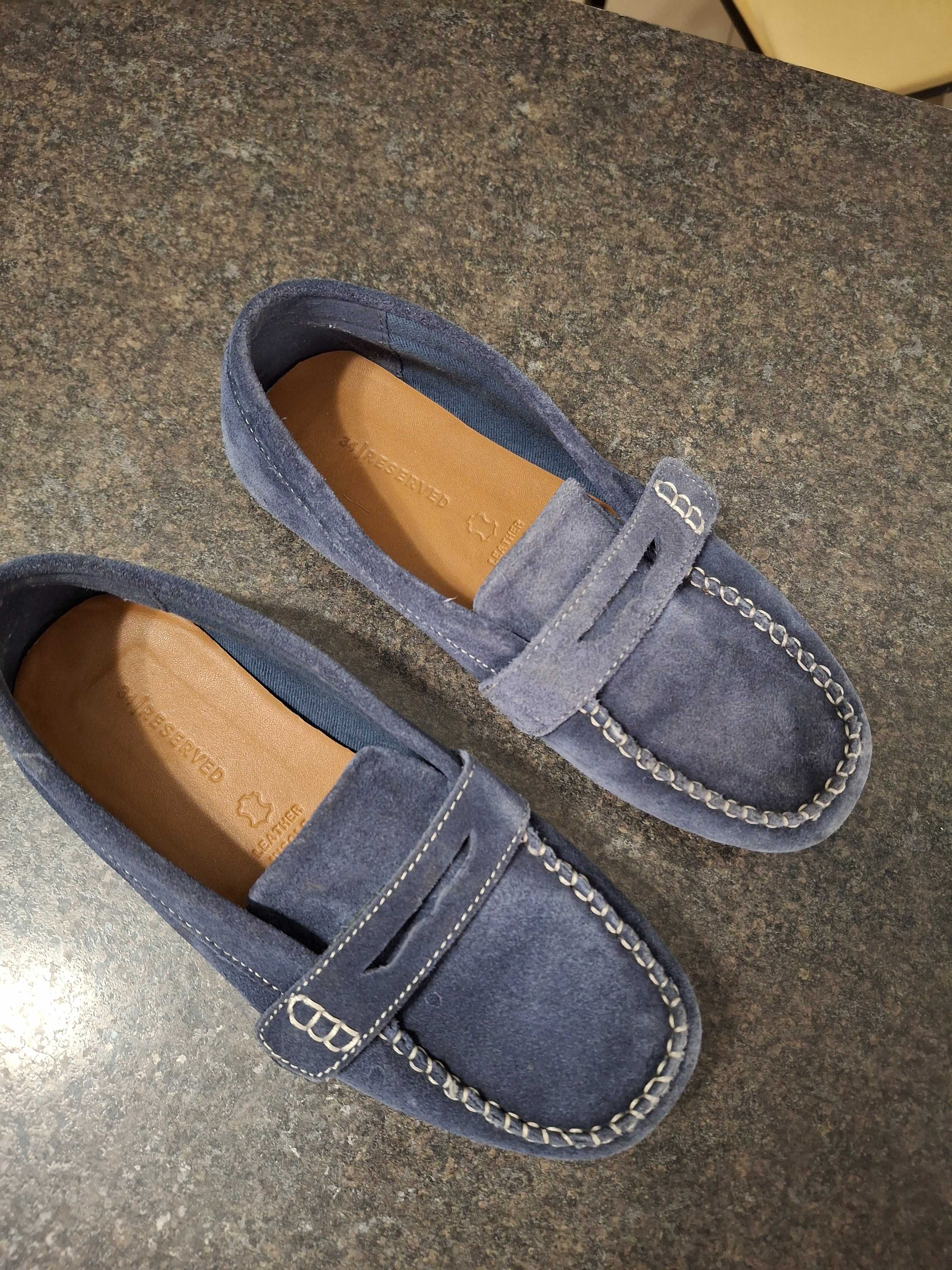 Mokasyny/buty zamsz r. 34 Reserved