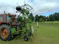 Przetrzasarka Krone KW 6.40/6 zgrabiarka przewracarka Claas Lely Deutz