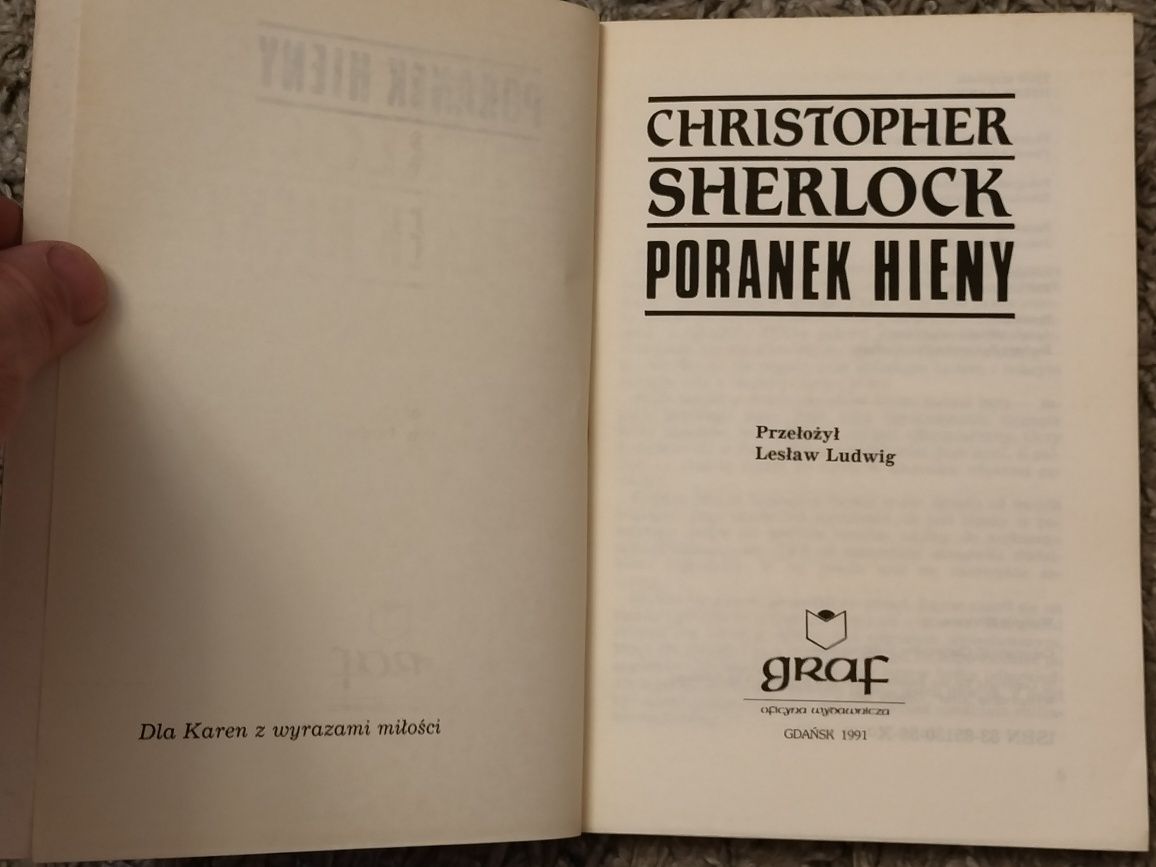 Poranek hieny Christopher Sherlock