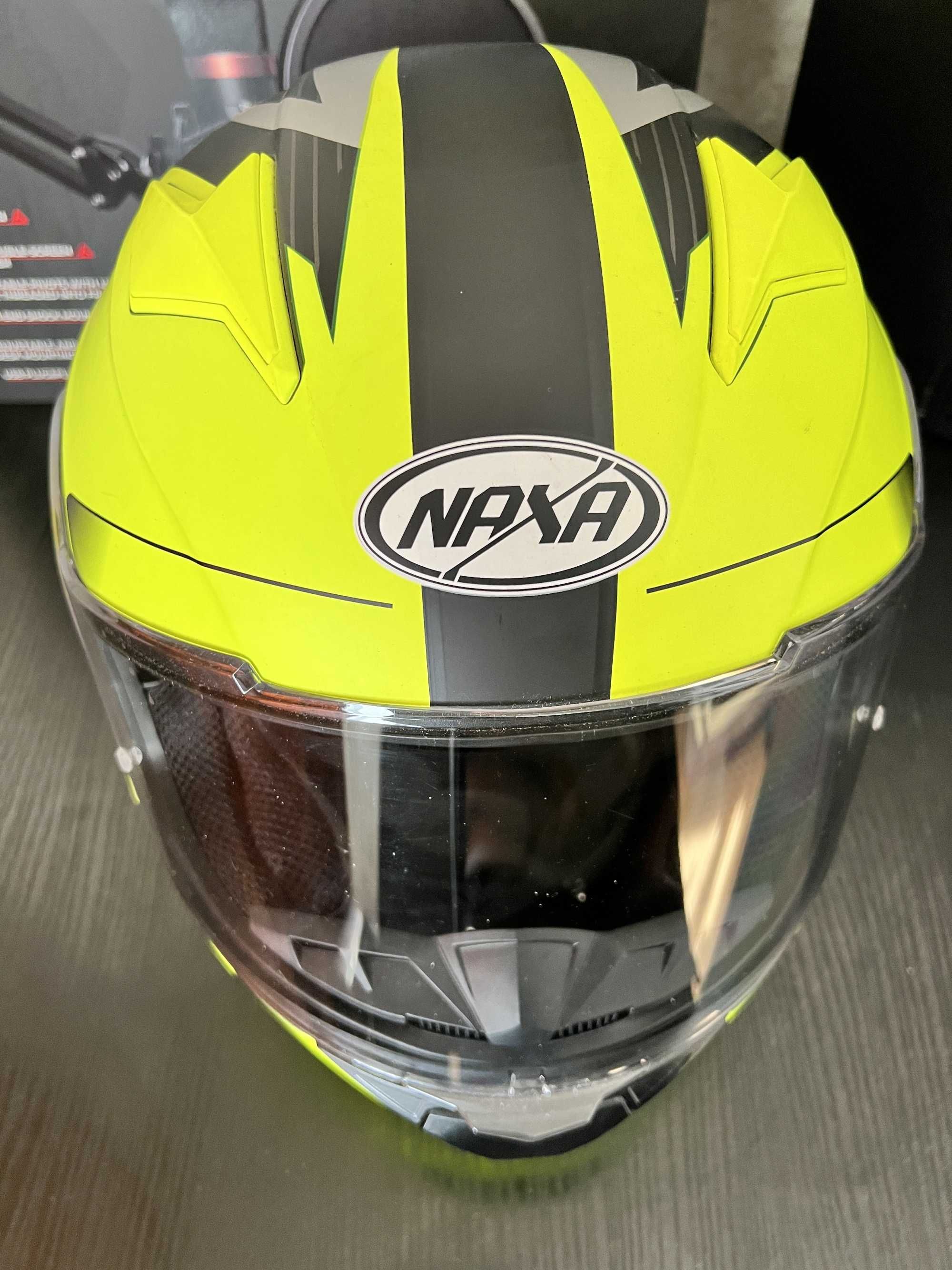 Kask NAXA F23/K z pinlockiem i blendą